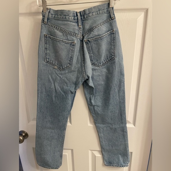 Agolde Riley High Rise Straight Crop - Picture 8 of 9